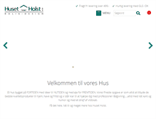 Tablet Screenshot of husetholst.dk